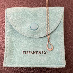 Tiffany & Co. Open Teardrop Necklace